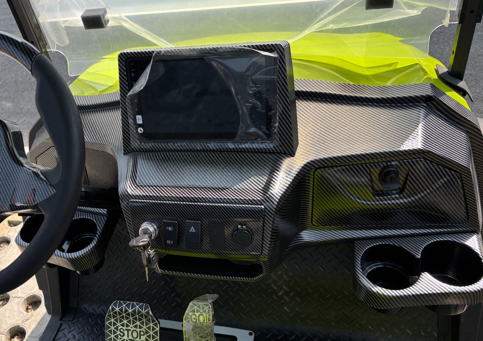 Carbon Fibre Look Dash
